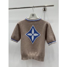 루이비통 여성 뉴 니트 라운드넥 반소매 (해외 배송)