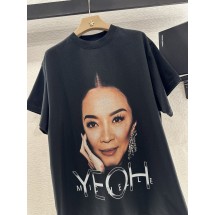 발렌시아가 25SS 라운드넥 프린트 초상화 ???????????? (해외 배송)