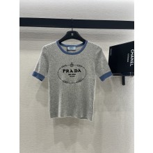 프라다 여성 울 원사 티셔츠 (해외 배송)